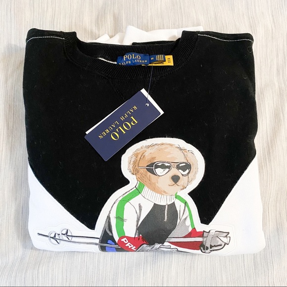 Polo Ralph Lauren Ski Bear Crewneck Sweatshirt - Picture 2 of 14